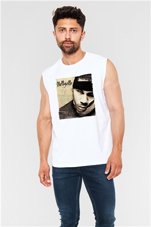 Nelly Beyaz Unisex Kolsuz Tişört