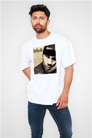 Nelly Beyaz Unisex Tişört T-Shirt - TişörtFabrikası