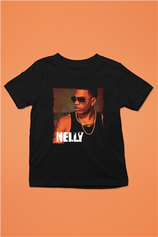 Nelly Siyah Unisex Çocuk Tişört