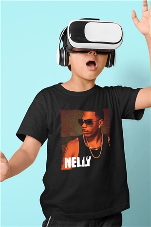 Nelly Siyah Unisex Çocuk Tişört