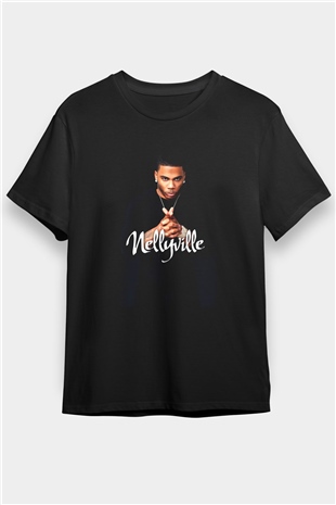 Nelly Siyah Unisex Tişört T-Shirt - TişörtFabrikası