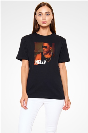 Nelly Siyah Unisex Tişört T-Shirt - TişörtFabrikası