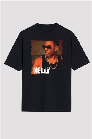 Nelly Siyah Unisex Tişört T-Shirt - TişörtFabrikası