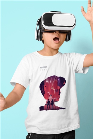 Nero Beyaz Unisex Çocuk Tişört