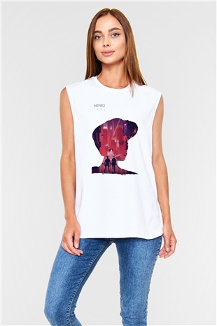 Nero Beyaz Unisex Kolsuz Tişört