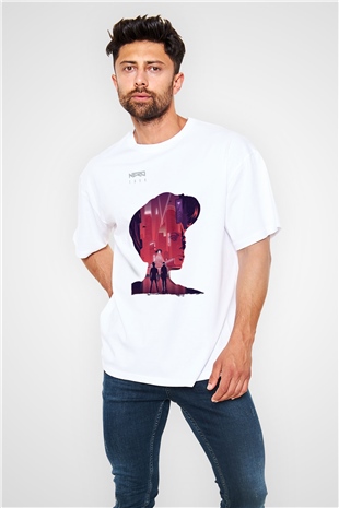 Nero Beyaz Oversize Tişört Oversize T-shirt - TişörtFabrikası