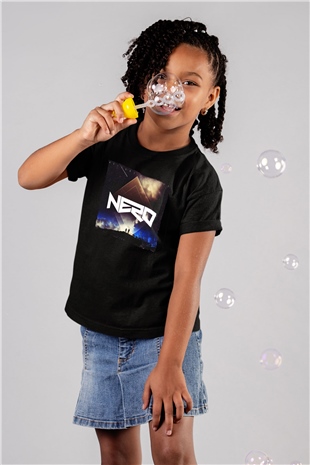 Nero Siyah Unisex Çocuk Tişört