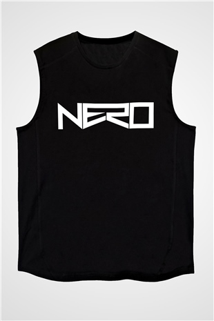 Nero Siyah Unisex Kolsuz Tişört