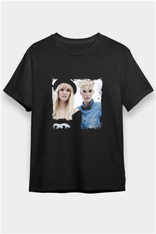 Nervo Baskılı Unisex Siyah Tişört