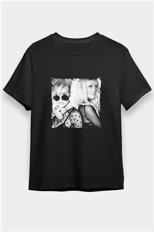 Nervo Baskılı Unisex Siyah Tişört
