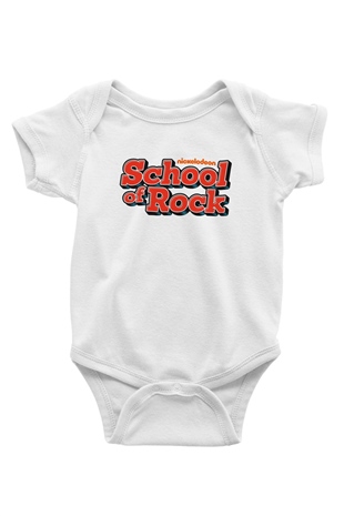 Nickelodeon Baskılı Beyaz Unisex Bebek Body - Zıbın