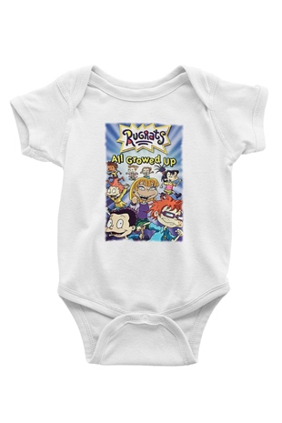 Nickelodeon Beyaz Bebek Body - Zıbın