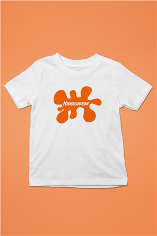 Nickelodeon Beyaz Unisex Çocuk Tişört