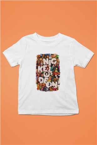 Nickelodeon Beyaz Unisex Çocuk Tişört