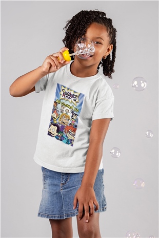 Nickelodeon Beyaz Unisex Çocuk Tişört