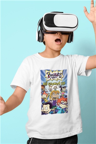 Nickelodeon Beyaz Unisex Çocuk Tişört