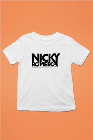 Nicky Romero Beyaz Unisex Çocuk Tişört