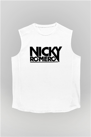 Nicky Romero Beyaz Unisex Kolsuz Tişört