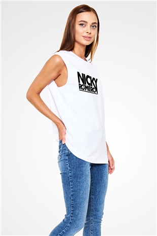 Nicky Romero Beyaz Unisex Kolsuz Tişört