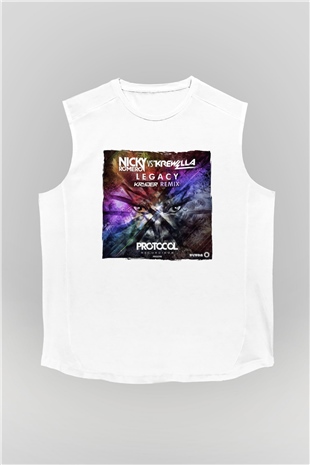 Nicky Romero Beyaz Unisex Kolsuz Tişört