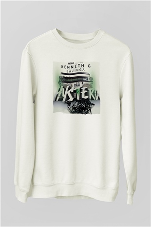 Nicky Romero Beyaz Unisex Sweatshirt