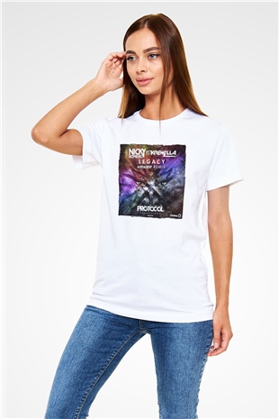 Nicky Romero Beyaz Unisex Tişört T-Shirt - TişörtFabrikası