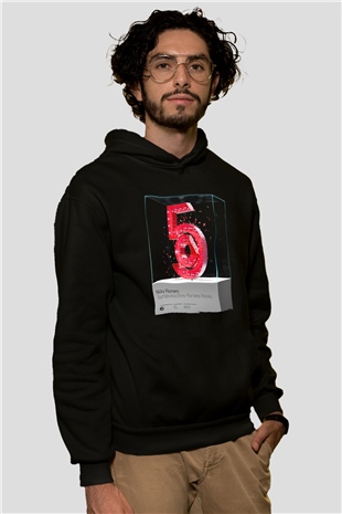 Nicky Romero Siyah Unisex Kapüşonlu Sweatshirt