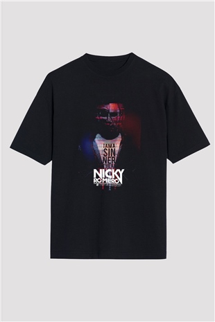 Nicky Romero Siyah Oversize Tişört Oversize T-shirt - TişörtFabrikası