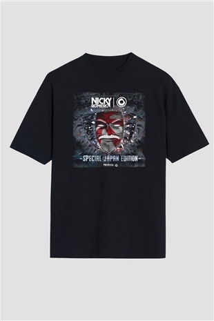 Nicky Romero Siyah Oversize Tişört Oversize T-shirt - TişörtFabrikası