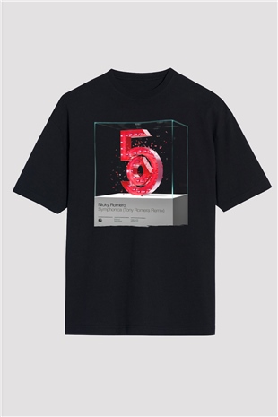 Nicky Romero Siyah Oversize Tişört Oversize T-shirt - TişörtFabrikası