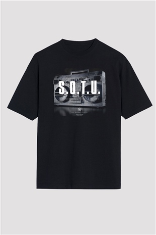 Nicky Romero Siyah Oversize Tişört Oversize T-shirt - TişörtFabrikası
