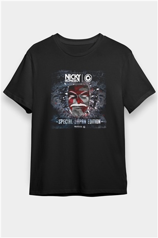 Nicky Romero Siyah Unisex Tişört T-Shirt - TişörtFabrikası