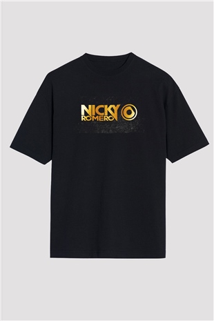 Nicky Romero Siyah Oversize Tişört Oversize T-shirt - TişörtFabrikası