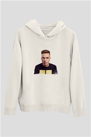 Nicky RomeroBaskılı Beyaz Hoodie
