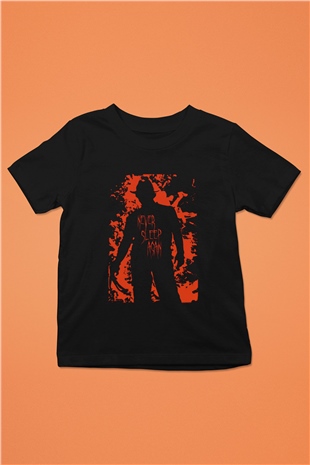 Nightmare on Elm Street Elm Sokağı Baskılı Siyah Unisex Çocuk Tişört