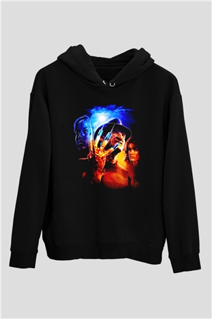 Nightmare on Elm Street Elm Sokağı Siyah Unisex Hoodie
