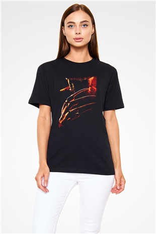 Nightmare on Elm Street Elm Sokağı Siyah Unisex Tişört