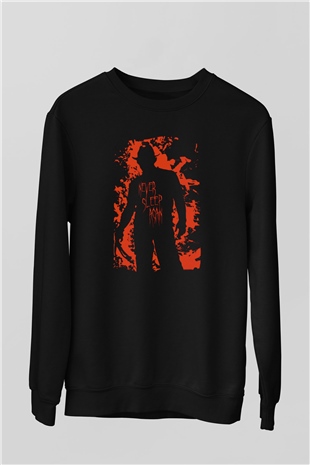 Nightmare on Elm Street Elm Sokağı Siyah Unisex Sweatshirt