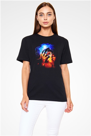 Nightmare on Elm Street Elm Sokağı Siyah Unisex Tişört