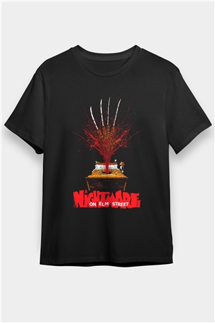 Nightmare on Elm Street Elm Sokağı Siyah Unisex Tişört