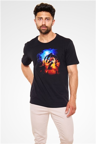 Nightmare on Elm Street Elm Sokağı Siyah Unisex Tişört