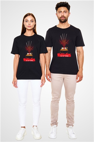 Nightmare on Elm Street Elm Sokağı Siyah Unisex Tişört