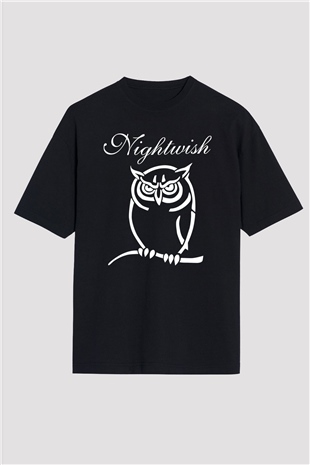 Nightwish Siyah Oversize Tişört Oversize T-shirt - TişörtFabrikası