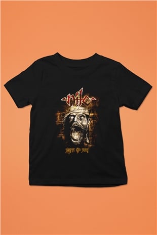 Nile Baskılı Siyah Unisex Çocuk Tişört