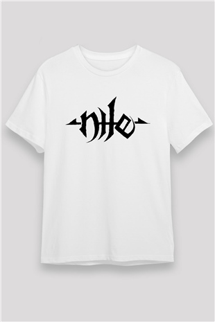 Nile Beyaz Unisex Tişört T-Shirt - TişörtFabrikası