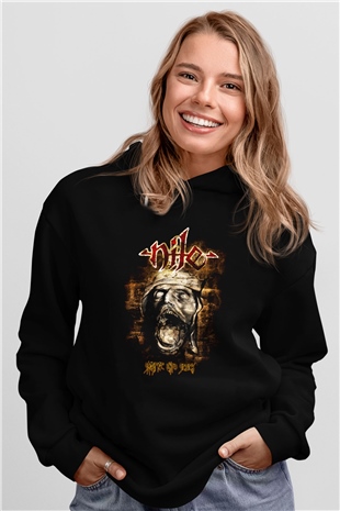 Nile Siyah Unisex Hoodie