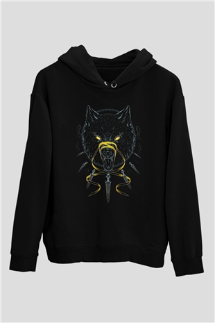 Ninja KurtSiyah  Unisex Hoodie