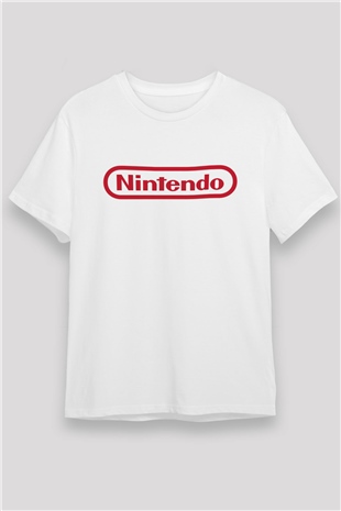 Nintendo Beyaz Unisex Tişört T-Shirt