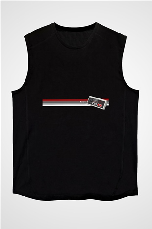 Nintendo Siyah Unisex Kolsuz Tişört