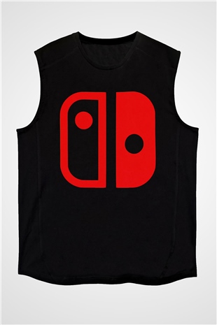 Nintendo Siyah Unisex Kolsuz Tişört